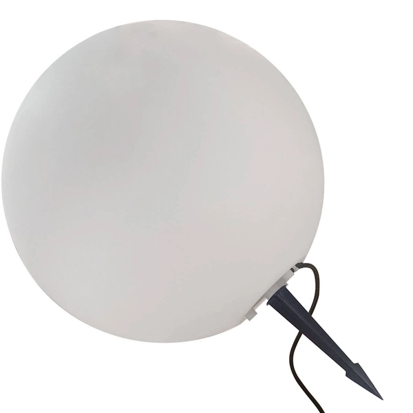 Kulista lampa wtykowa Gaja LP-JH-1095-500 do ogrodu IP65 biała