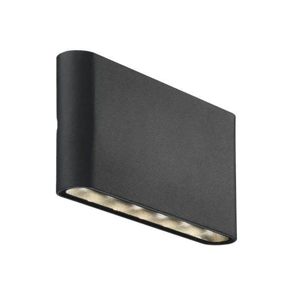 Zewnętrzna lampa ścienna KINVER 84181003 LED 8,5W 3000K IP54 czarny