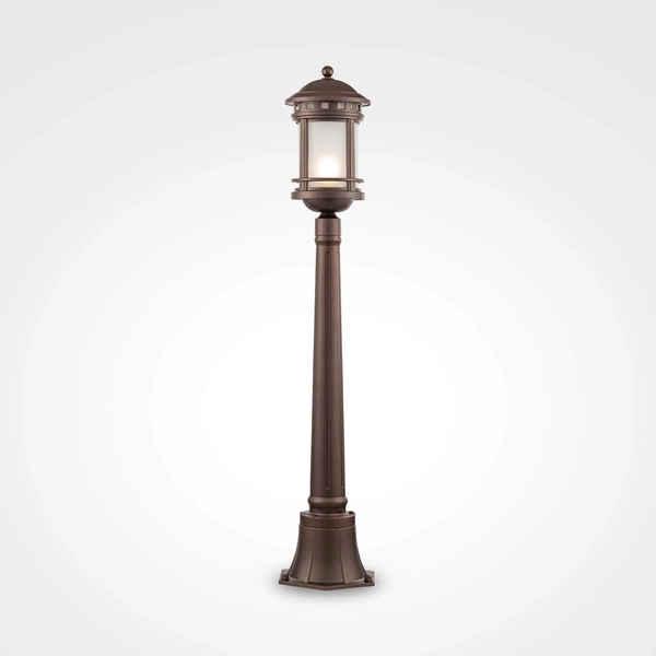 Lampa ogrodowa stojąca Salamanca O031FL-01BR retro brązowa