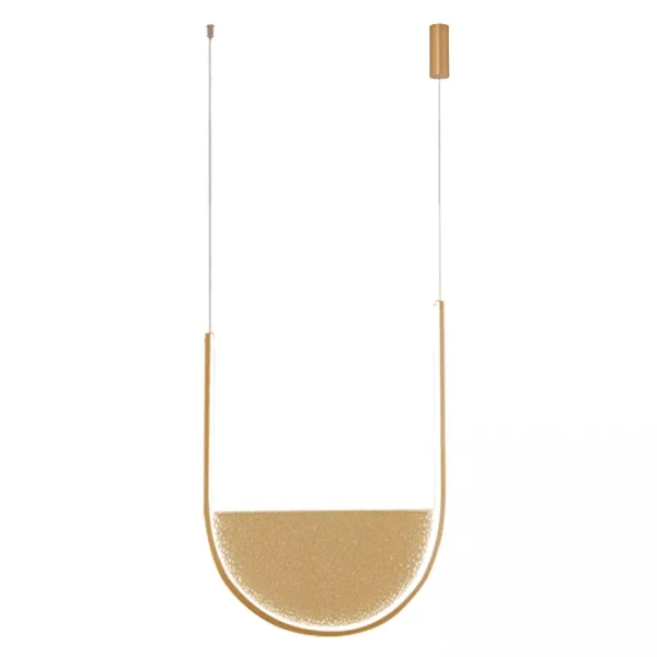 Zwisająca lampa nad stół 23165 LED 28W 3000-4000K do jadalni złoty