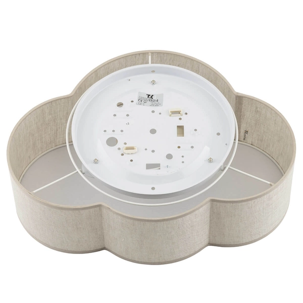 Nasufitowa lampa Cloud 10006 chmura do sypialni metalowa biała beżowa