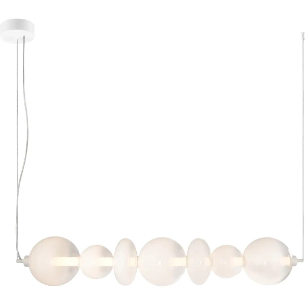 Wisząca lampa do sypialni DAPHNE ML0864 LED 40W 3000K biała złota