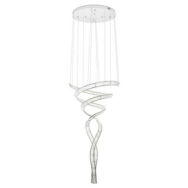 Lampa wisząca kryształowa Cordon MSE1501100194 Moosee LED 115W 3000K chrom