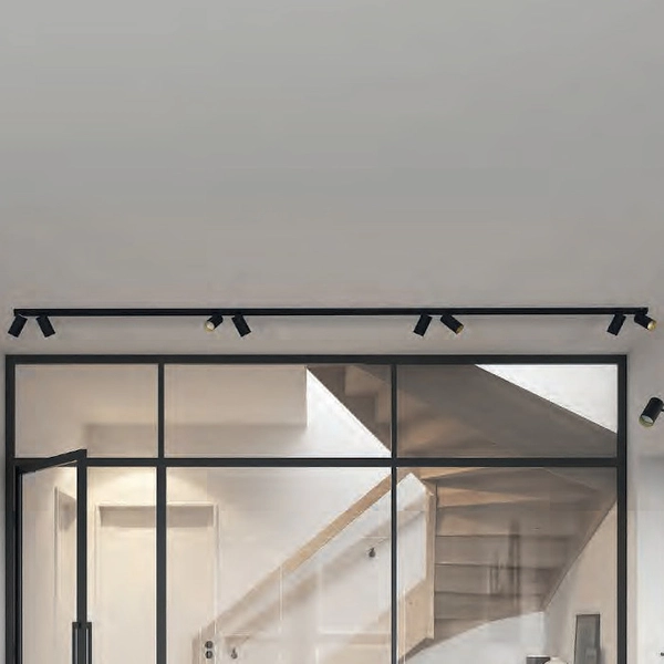 Sufitowa lampa z regulacją Mono 7698 loftowy plafon tuby czarne