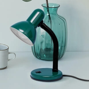 Klasyczna biurkowa lampka Cariba K-MT-203 ZIELONY zielona