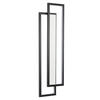 Naścienna lampa SYMMETRY ST-MD1027S LED 19W 3000K ramki do salonu czarna