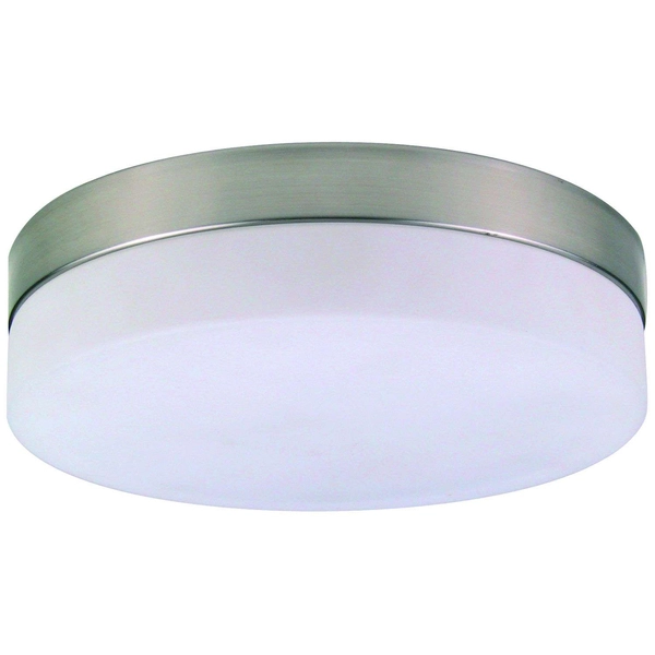 Okrągła LAMPA plafon OPAL 48402 Globo sufitowa OPRAWA nikiel biała