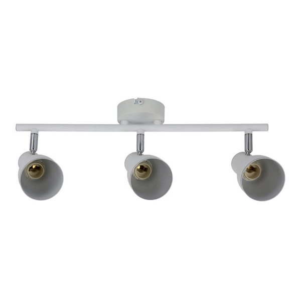 Potrójna lampa ścienno-sufitowa 93-63403 regulacja biała chrom