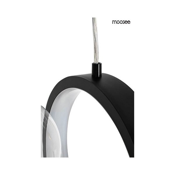 Modernistyczna lampa wisząca Alure bubbles LED 15W czarna