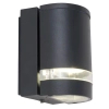 Zewnętrzna LAMPA ścienna FOCUS 5604101118 Lutec metalowa OPRAWA elewacyjny kinkiet tuba IP44 szara