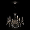 Wisząca LAMPA glamour GRACE RC247-PL-06-R Maytoni świecznikowa OPRAWA metalowy ZWIS kryształki złote przezroczyste
