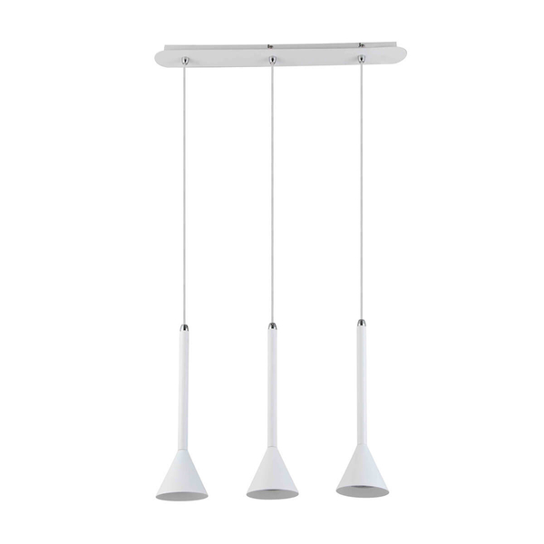 Wisząca lampa Anela FH31793-AJ13 WH Italux potrójna do salonu biały