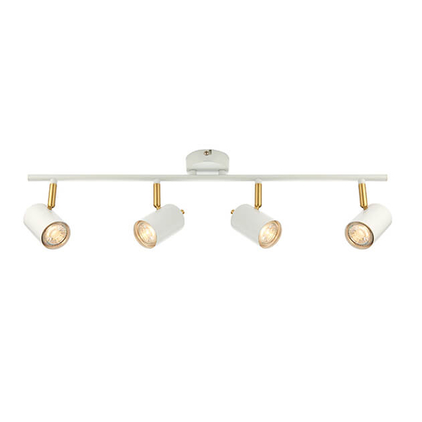 Lampa sufitowa Gull 59933 Endon spot do jadalni na listwie biały