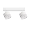 Sufitowa lampa podwójna Kendal LP-6331/2WS TR/WH z regulacją biała