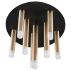 Lampa sufitowa metalowa Glam 326645 na korytarz czarna złota