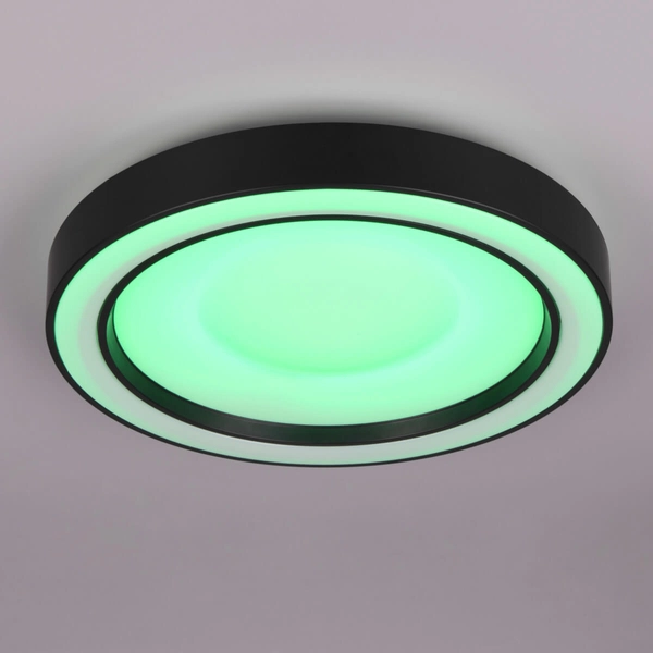 Plafon sypialniany Arco R65091432 LED 22W 2700-6000K funkcja RGB czarny