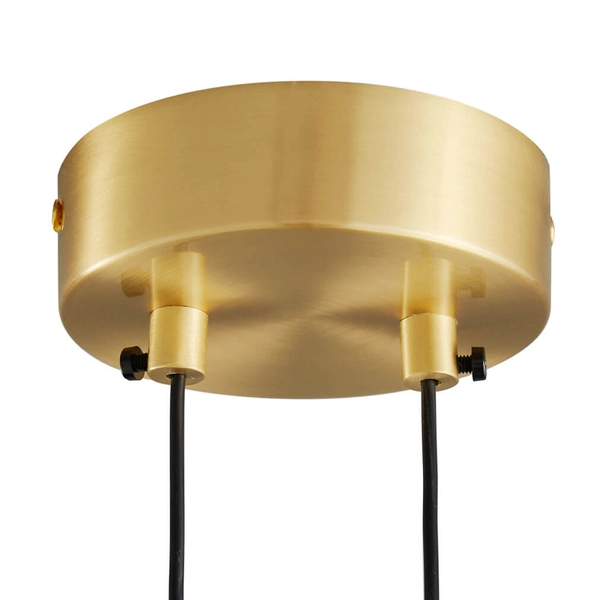 Designerska lampa wisząca Amici ST-D7774 gold 7W 3000K do salonu okrąg złota