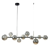 Nowoczesna lampa do salonu SERENITY 1214 podłużna kule czarna