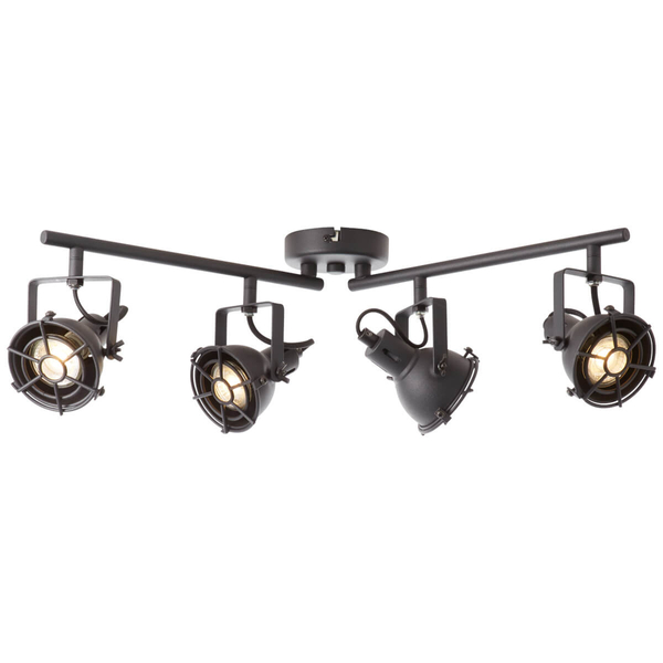 Regulowana lampa sufitowa Jesper G54332/86  loftowa czarna
