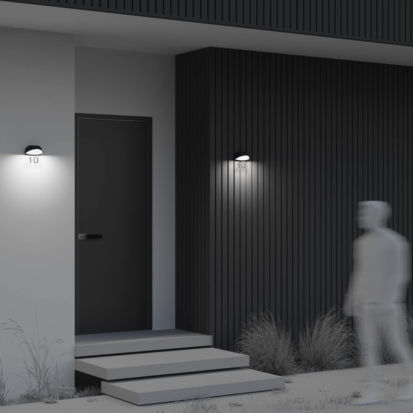 Podłużna lampa zewnętrzna słupek Glide O437FL-01GF1 wtykowy grafitowy
