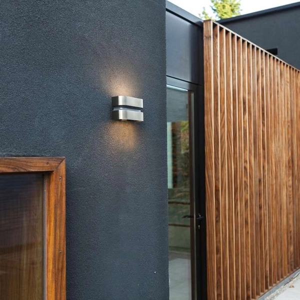 Zewnętrzna LAMPA ścienna MAYA 5198302001 Lutec kinkiet OPRAWA metalowa LED 15W 3000K prostokątna outdoor IP44 stalowa