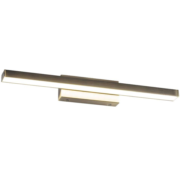 Łazienkowa LAMPA ścienna JOHN 5721 Rabalux metalowa OPRAWA kinkiet belka LED 12W 4000K IP44 brązowa biała