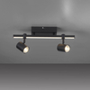 Sufitowa lampa regulowana Barik LED 14W 3000K spot 2-punktowy czarna