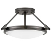 Nowoczesna sufitowa lampa Collier HK-COLLIER-SF-S-BX okrągła czarna