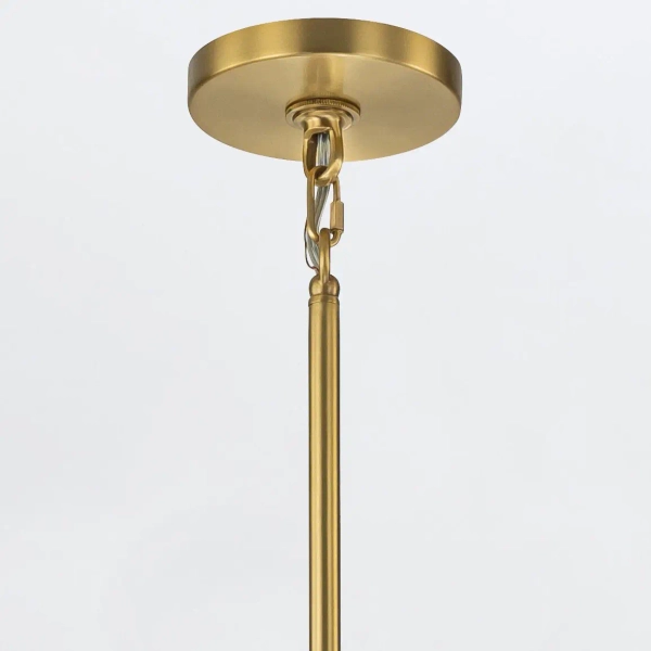 Lampa wisząca glamour Marvele MARVELE10-AB-OPAL tubki mosiądz