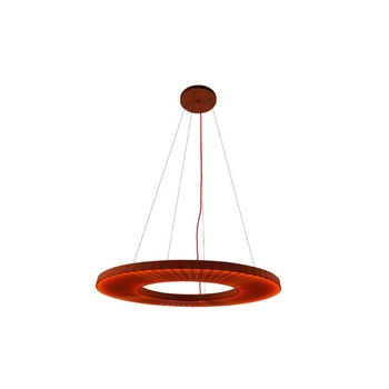 Lampa zwisająca nad stół Nexo 5229 LED 110W 4000K pierścień czerwony