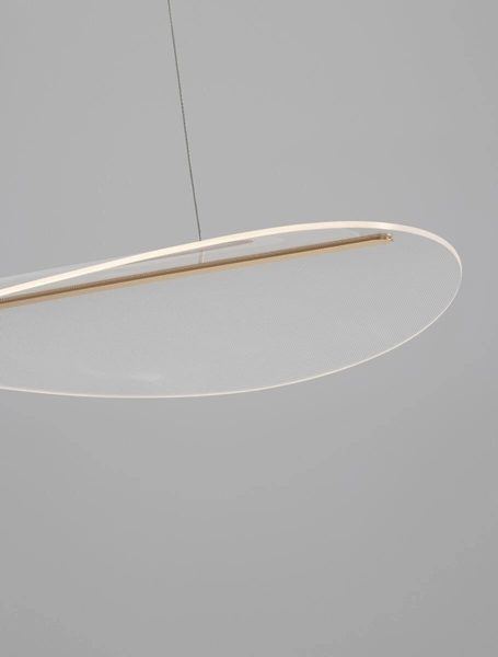 Nowoczesna lampa wisząca COLIMA LE42755 nad stół LED 31W 3000K złota