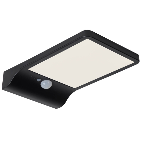 Ścienna lampa solarna BASIC 22862/04/30 IP44 czujnik ruchu czarna