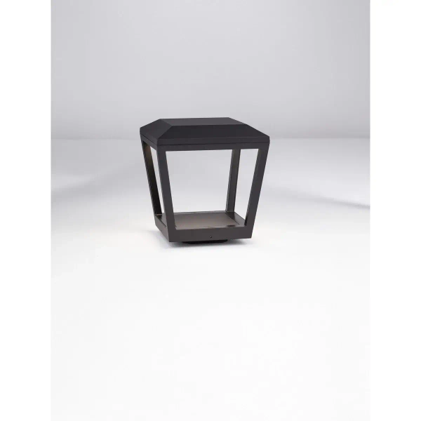 Zewnętrzny kwadratowy kinkiet SARILCO LE75176 LED 15W 3000K IP65 antracyt