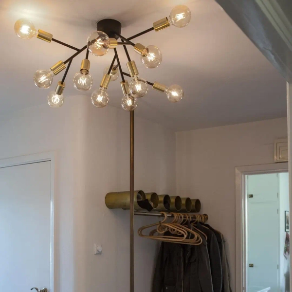 Loftowa lampa wisząca Heroes 4200460-4002 do salonu czarna