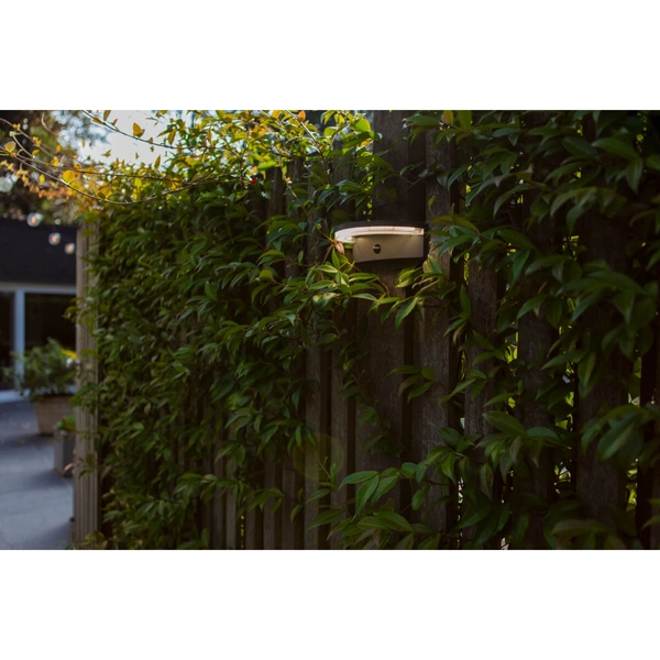 Solarna lampa elewacyjna VYZOR 6915701335 LED 7W 4000K IP44 ciemnoszara