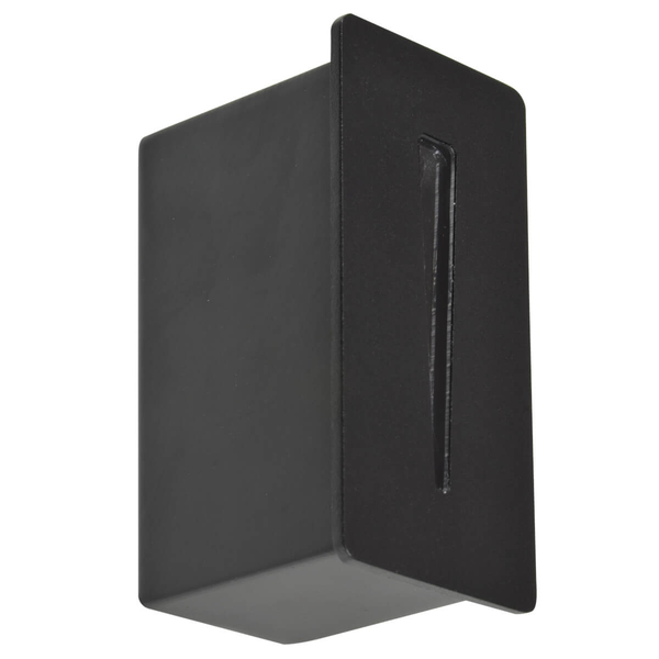 Lampa schodowa do salonu Raggio LED 3W 3000K bloczek czarna