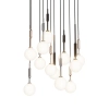 Zwisająca lampa kaskadowa Ero Multicolor XVI OR86416 kule białe czarne