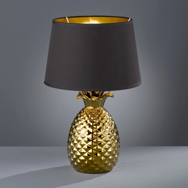 Dekoracyjna lampka stołowa Pineapple R50431079 RL Light ananas czarna złota