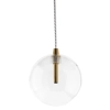 Szklana lampa wisząca GLOBO GLOBO-HD80306-G4 kula złota