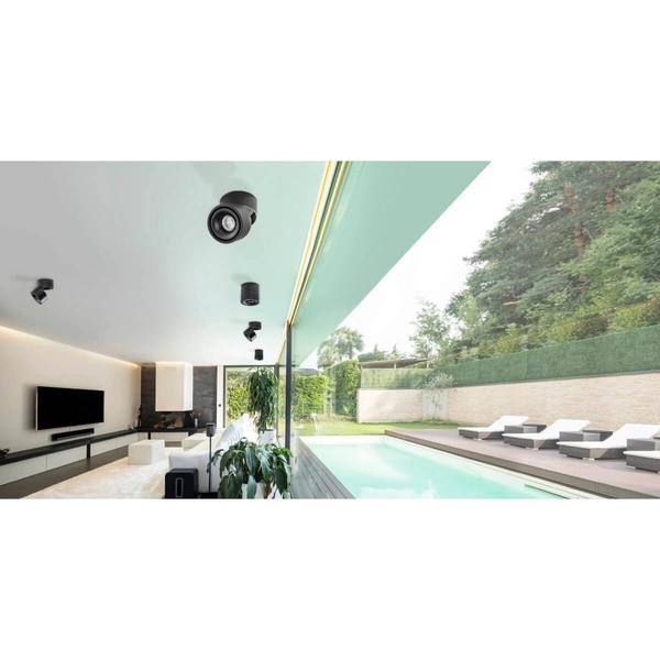 Reflektorowa lampa sufitowa Costa AZ4549 LED 12W 3000Kdo szyn 3-faz czarny