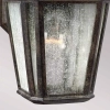 Ogrodowa LAMPA ścienna Londontowne FE-LONDONTOWNE Elstead FEISS metalowa OPRAWA elewacyjna latarenka outdoor IP44 czarna posrebrzana