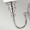 Szklany kinkiet ścienny Cheadle BATH-CD1 Elstead IP44 metal szkło chrom