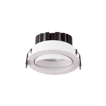 Sufitowa lampa wpuszczana MALLORCA biała LE61578 LED 12W 3000K IP65 podtynkowa