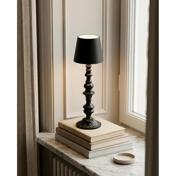 Lampka stołowa STATE czarna 5900168837409 LED 4W 3000-6000K retro