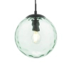 Salonowa lampa wisząca Ripple SP72-RIP8824 kula zielony czarny