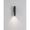 Ścienny ogrodowy kinkiet TERVONA LE75235 LED 3W 3000K IP65 antracyt