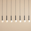 Lampa wisząca Riu 1121T1 Aldex nad wyspę metal czarna