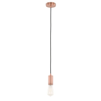 Industrialny kabel wiszący MODERNA DS-M-038 RED COPPER Italux metalowa OPRAWKA przewód ZWIS miedziany