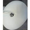 Regulowana lampa do salonu Stone DN426-600 wiszący kamień metalowy biały outlet