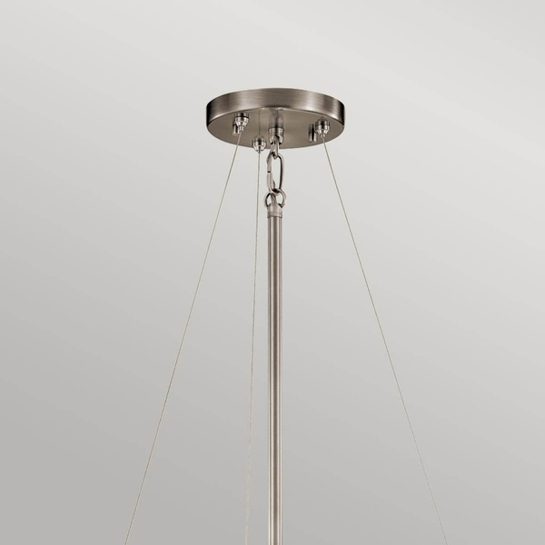 Okrągła lampa wisząca Silver Coral KL-SILVER-CORAL-P-A Kichler srebrny